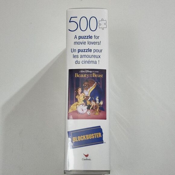 Blockbuster VHS Style Disney Beauty and the Beast Puzzle BRAND NEW Belle - Picture 8 of 9